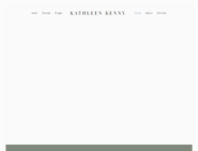 Tablet Screenshot of kathleenmkenny.com